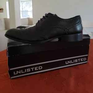 Kenneth Cole Black Oxford Shoes